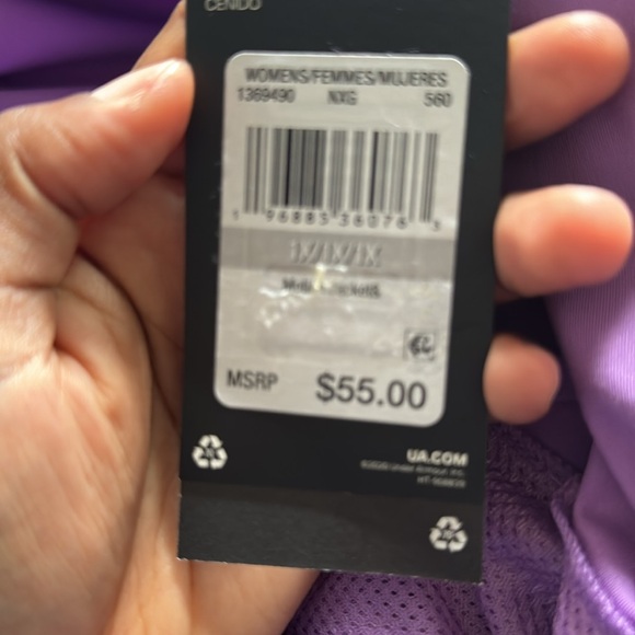 Under Armour Women's Fitted Motion Jacket Purple - Picture 9 of 9